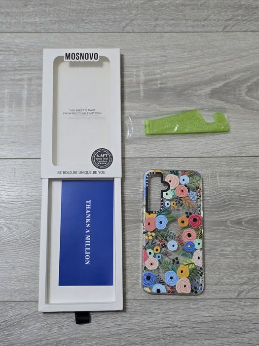 Carcasă Samsung Galaxy S24 FE – Transparentă, Subțire, flower
