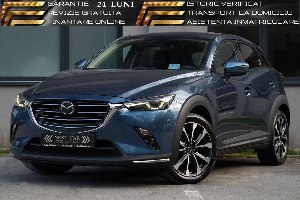Mazda CX-3 GARANTIE 24 LUNI*TRANSPORT*4x4*150CP*Automata*Piele*Navi*Led*Head Up