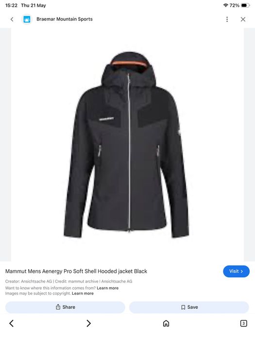 Mammut softech-оригинален уиндстопер яке 50 л