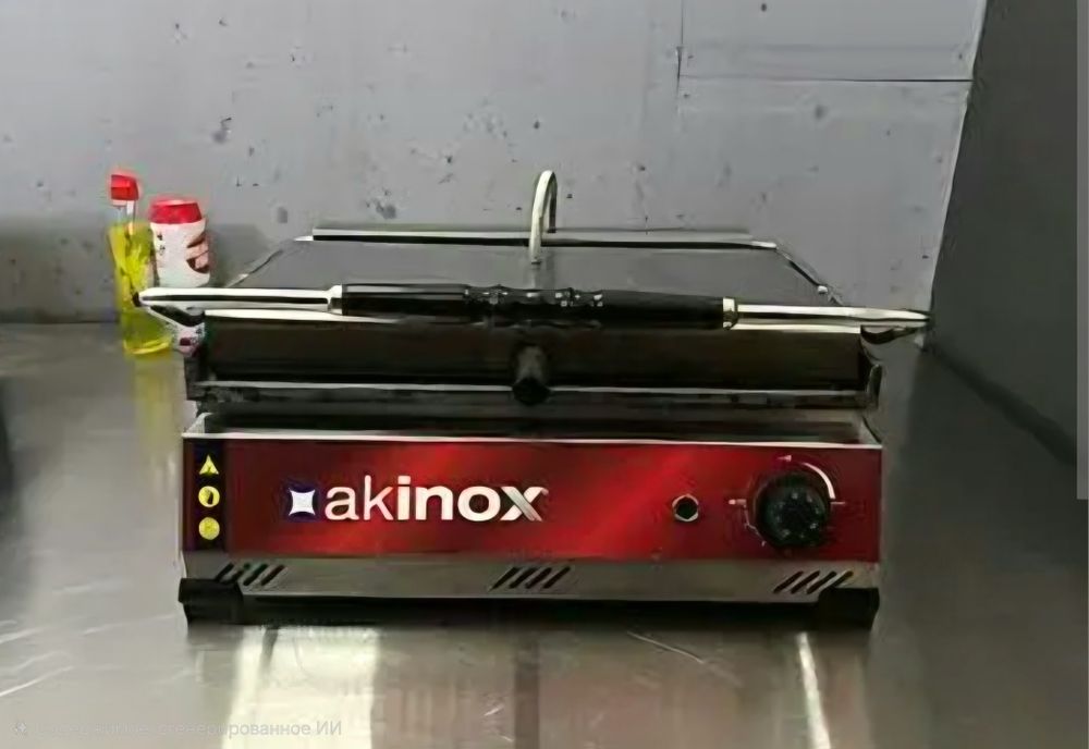 .Профессиональный электрический прижимной гриль (тостер) бренда Akinox