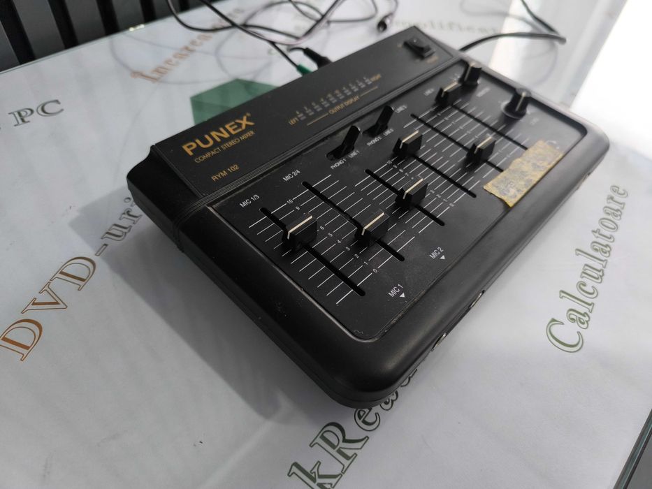 Mixer Audio PUNEX RYM 102 - Compact Stereo Mixer