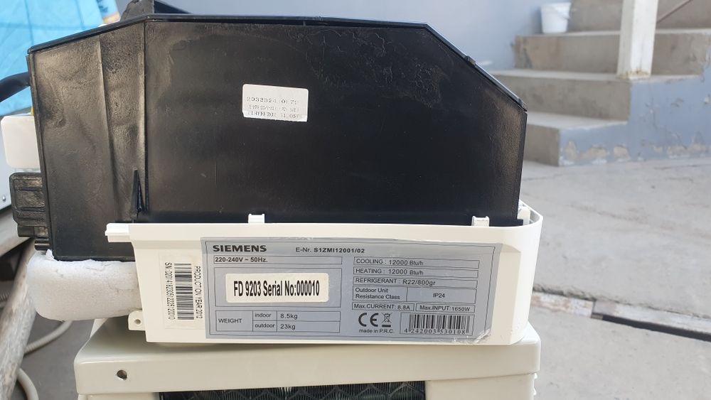 Siemens konditsioner 12 tali