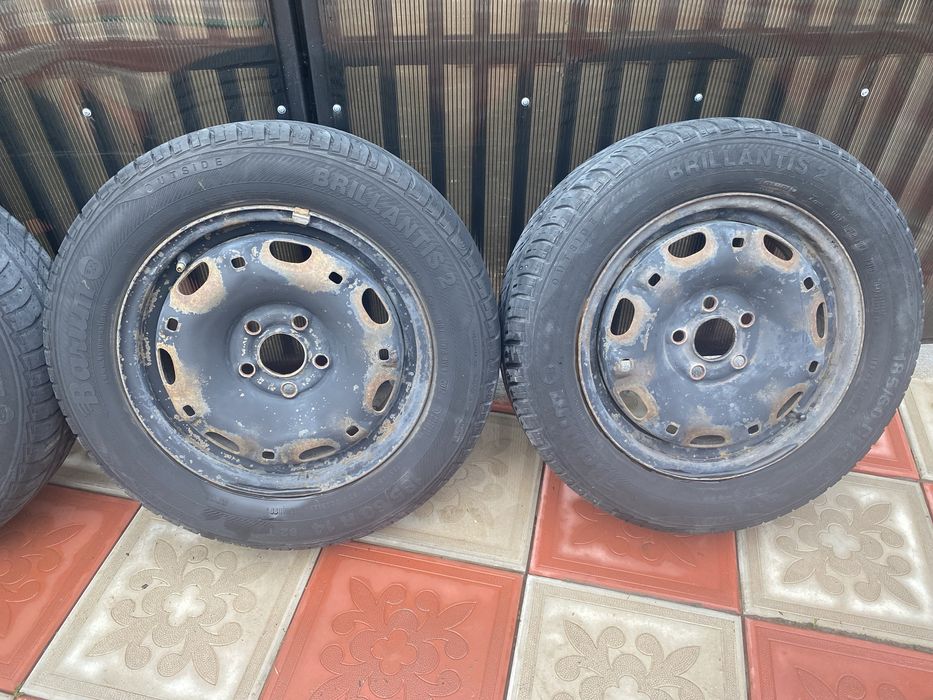 Set 4 jante au fost pe skoda fabia