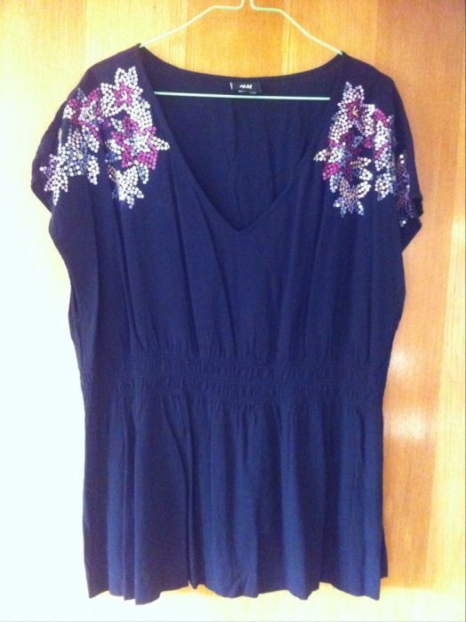 bluza neagra cu paiete H&M