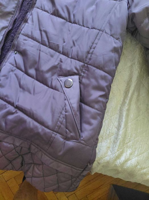 Дамско зимно яке с качулка