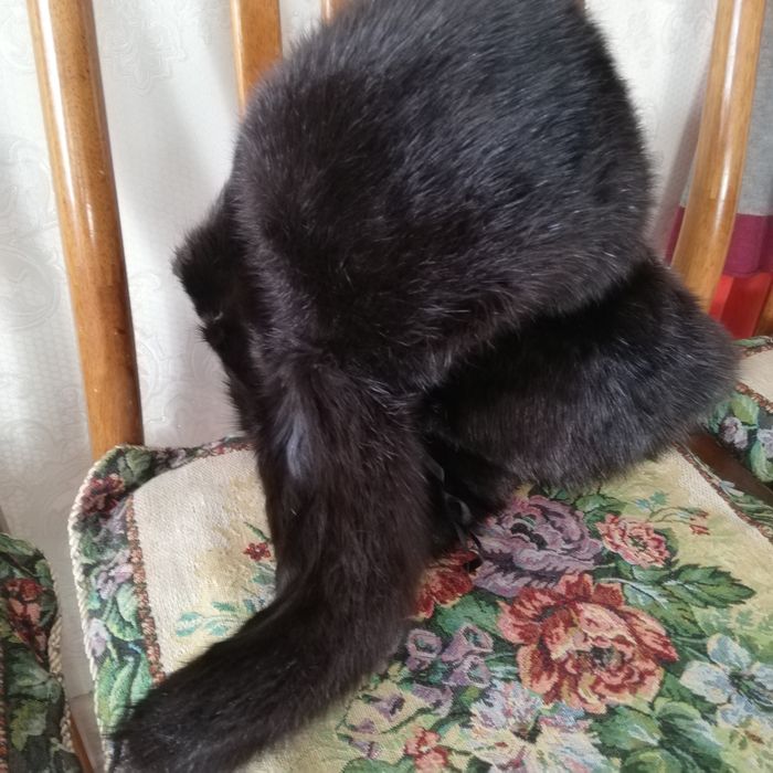 Шапка норковая. Б/у