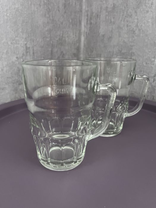 Халба за бира от плътно  стъкло