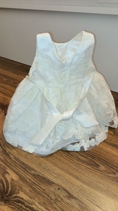 Rochie alba bebe fetita