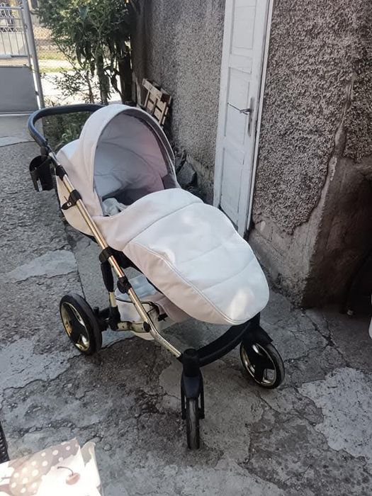 Комбинирана бебешка количка 2в1 Fintera Comfort Gold
