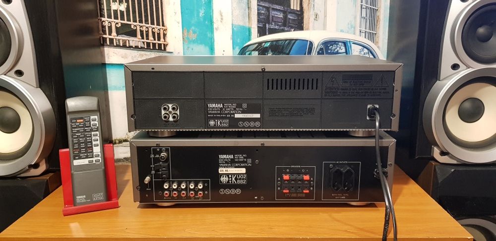 Amplificator statie amplituner Yamaha RX 385 sau casetofon dublu deck Yamaha KX W 321