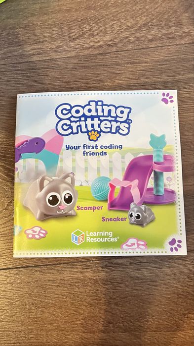 Set de joaca codare Learning Resources - Scamper si Sneaker, NOU