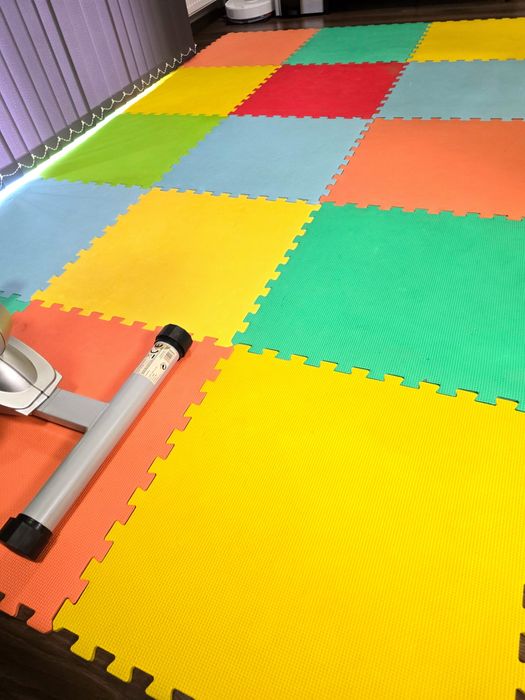 Постелка за под, детски пъзел мек килим, падове за под за пълзене