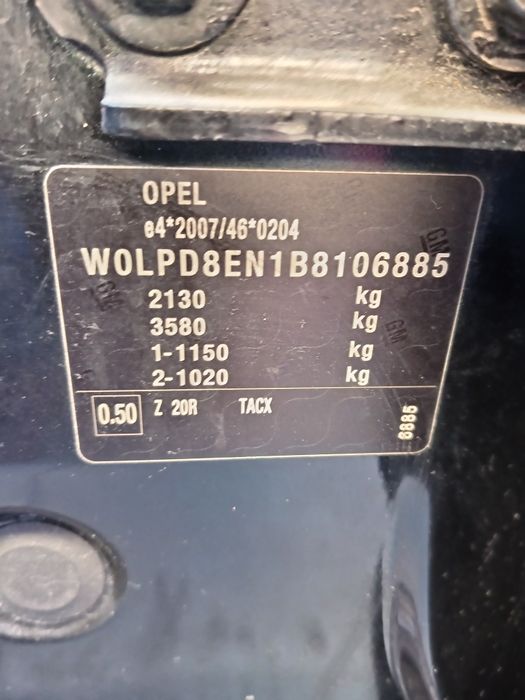 Opel astra j Sports Tourer 2011 euro 5