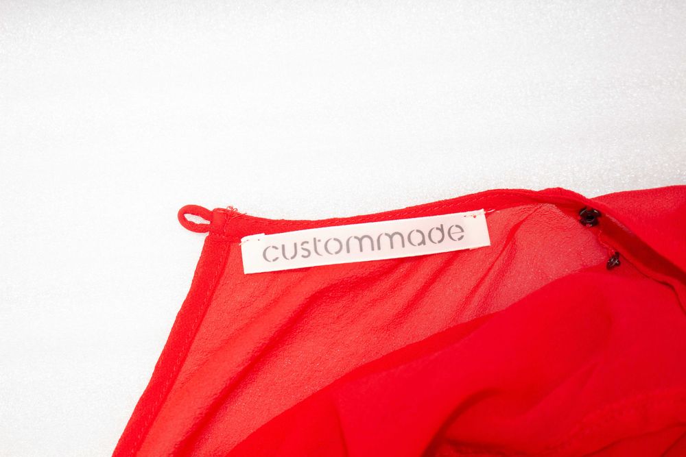 Custommade дамска блуза комбинация коприна и дантела 38