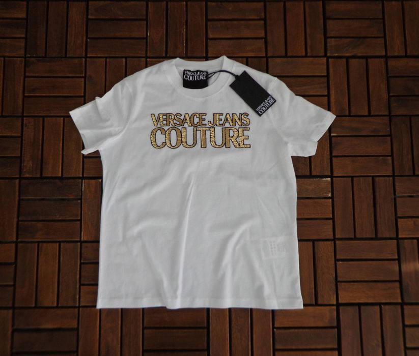 Дамска тениска Versace Jeans Couture Sequin logo T-shirt