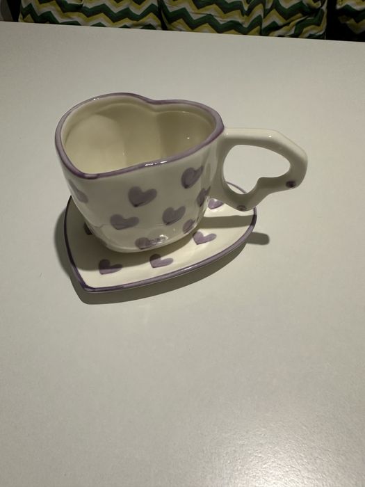 Чайная пара кружка блюдце