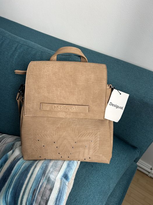 Rucsac NOU din piele ecologica Desigual 100% original