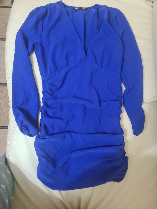 Rochie Zara XS albastru electric