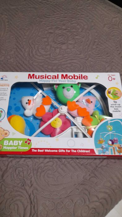 Музикална въртележка за легло