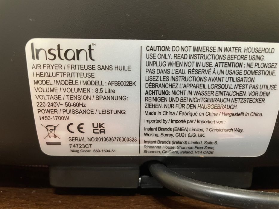 Instant Vortex PLUS Air Fryer / Еър Фрайер Инстант Вортекс плюс