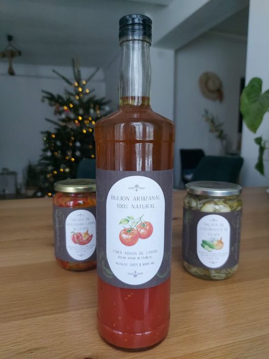 Pachet produse de casă artizanale – zacuscă, bulion și salate (gama co