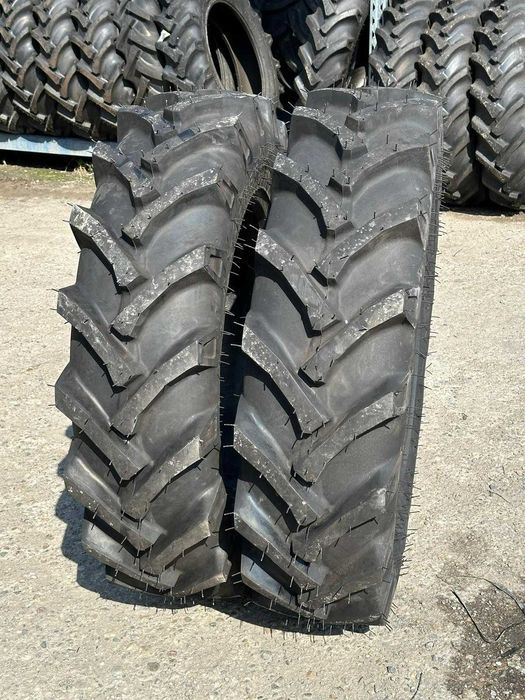 Cauciucuri 12.4-28 Panther 12 ply Noi pentru tractor Fiat Deutz camere jante U445 U45 anvelope Obada Steluta