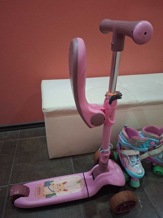 Комплект ,тротинетка и ролкови кънки(30-33 н)