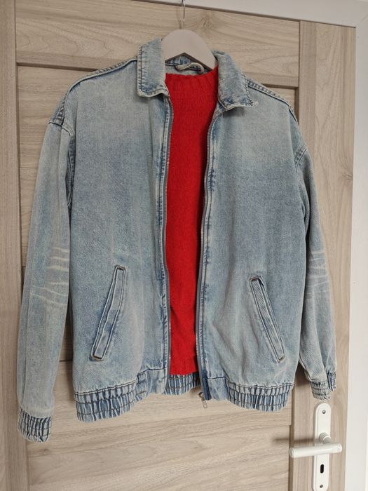 Дамско дънково яке CROPP