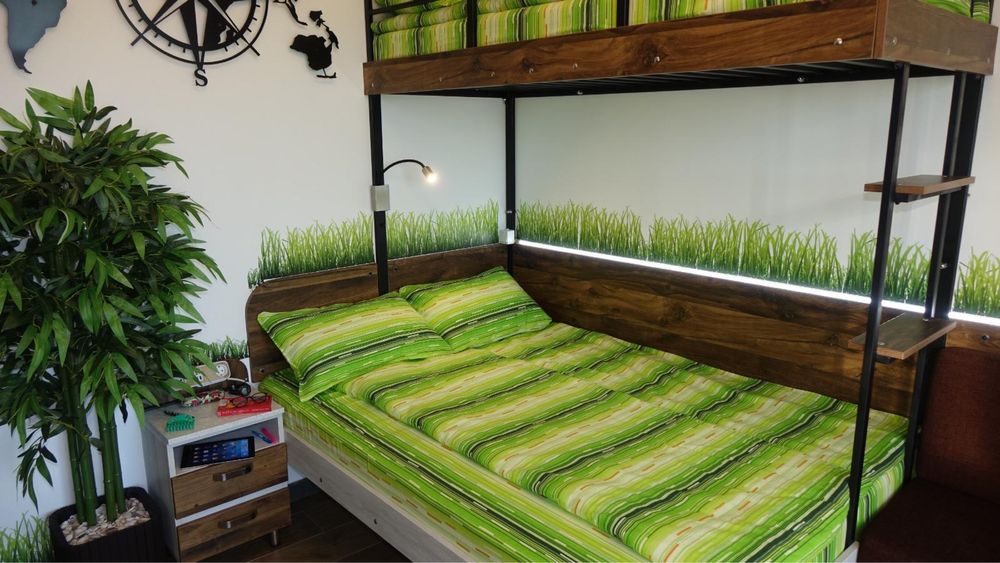 Pat supraetajat metalic – foarte solid