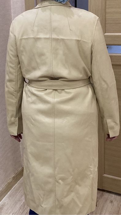 Тренч из эко кожи