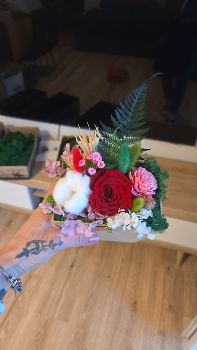 Cos cu flori criogenate