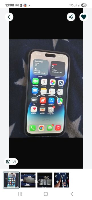 Vând iPhone 14 pro max 256 gb