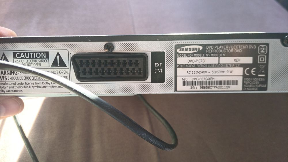 Dvd player Samsung DVD P-370