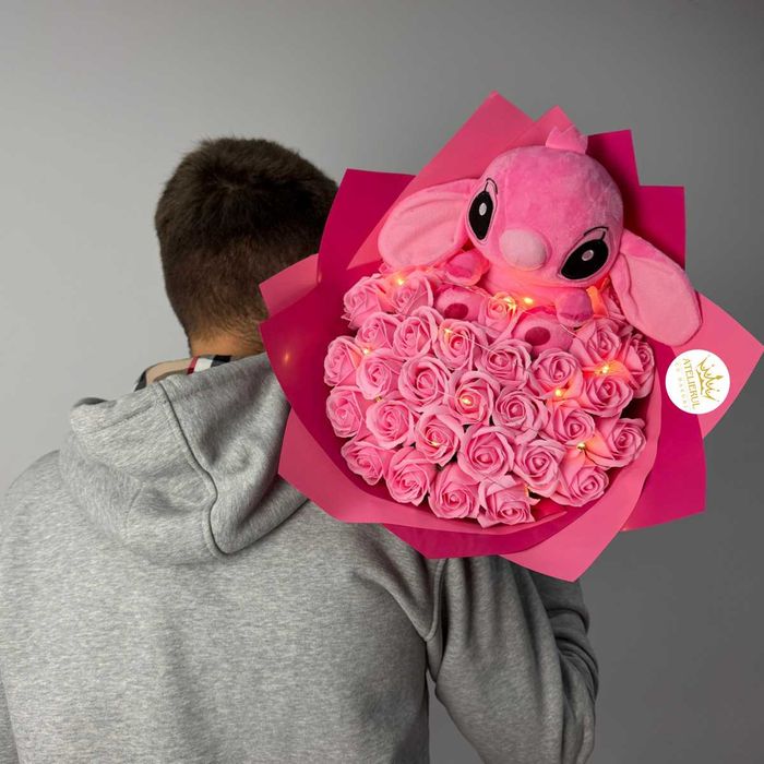 Buchete de trandafiri din sapun&Buchete cu Stitch