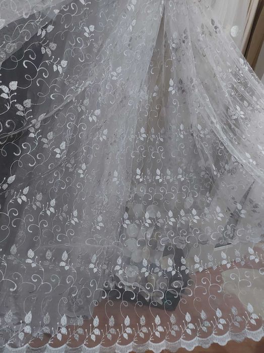 Пердета тюл с бродерия