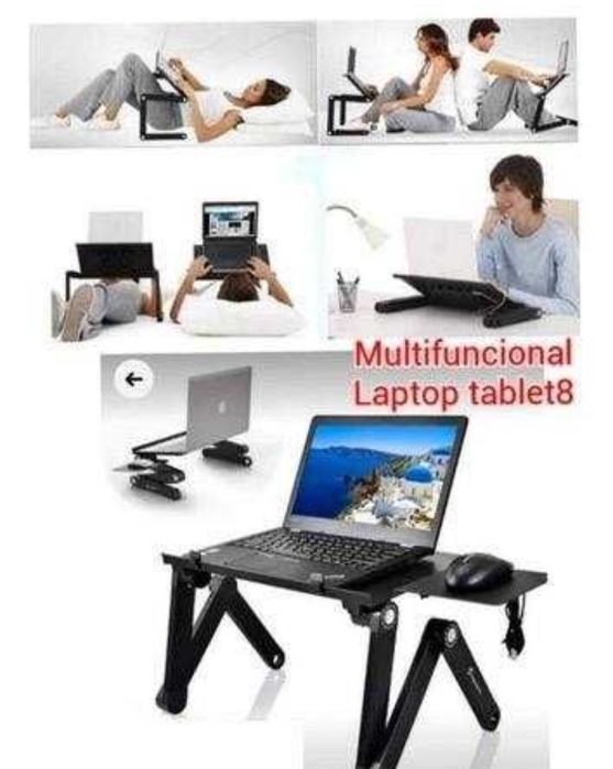 Складной столик-трансформер Laptop Table T8 для ноутбука