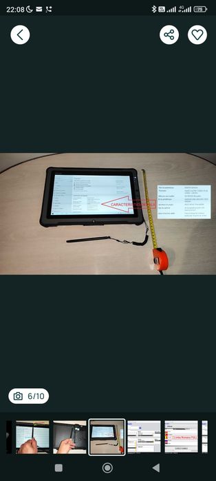 Tester auto 12/24V Model 2026 + Tableta Militara GETAC 10.1" Lb Romana