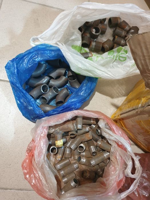 Отводы метал и полипропилен резьбы