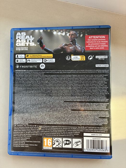 Идеальный Диск UFC 5 для PS 4,5
