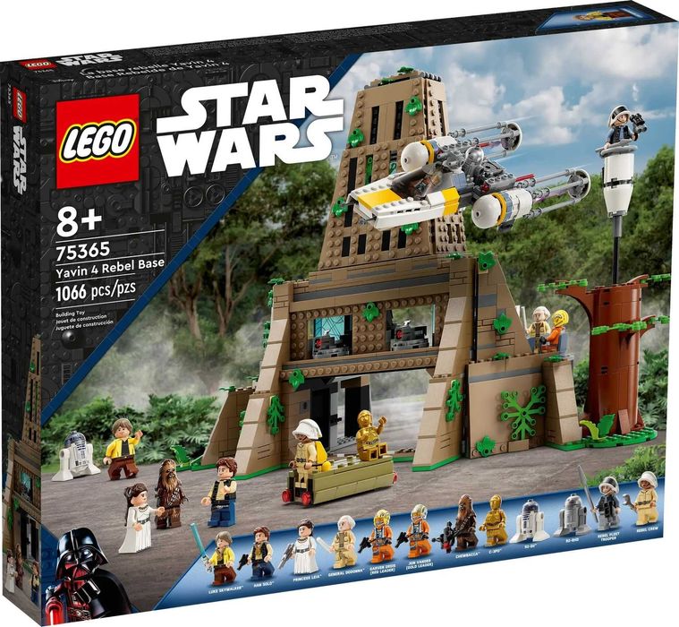 НОВО LEGO Star Wars 75365 - Базата на бунтовниците Явин 4