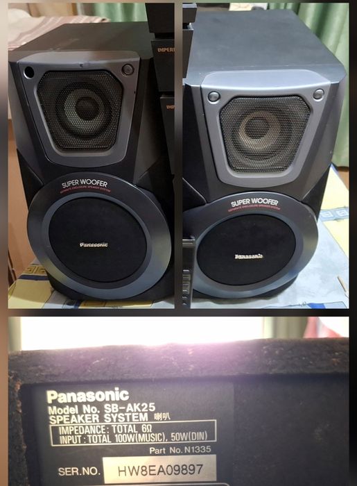 Set 2 boxe Panasonic, 2x 100W