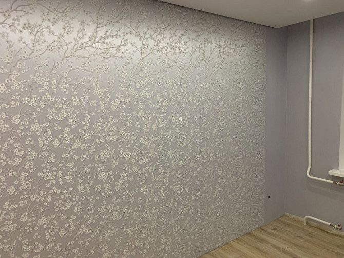 Поклейка галтель, уголков ,обоев.