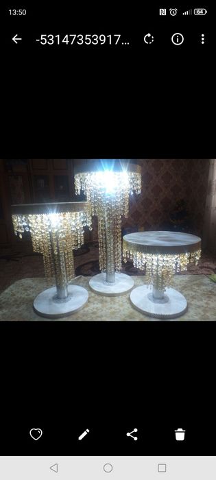 Сдаём подставки под торт