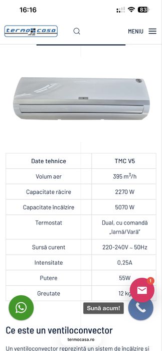 Vand Termoconvertoare ThermoCasa 2 buc