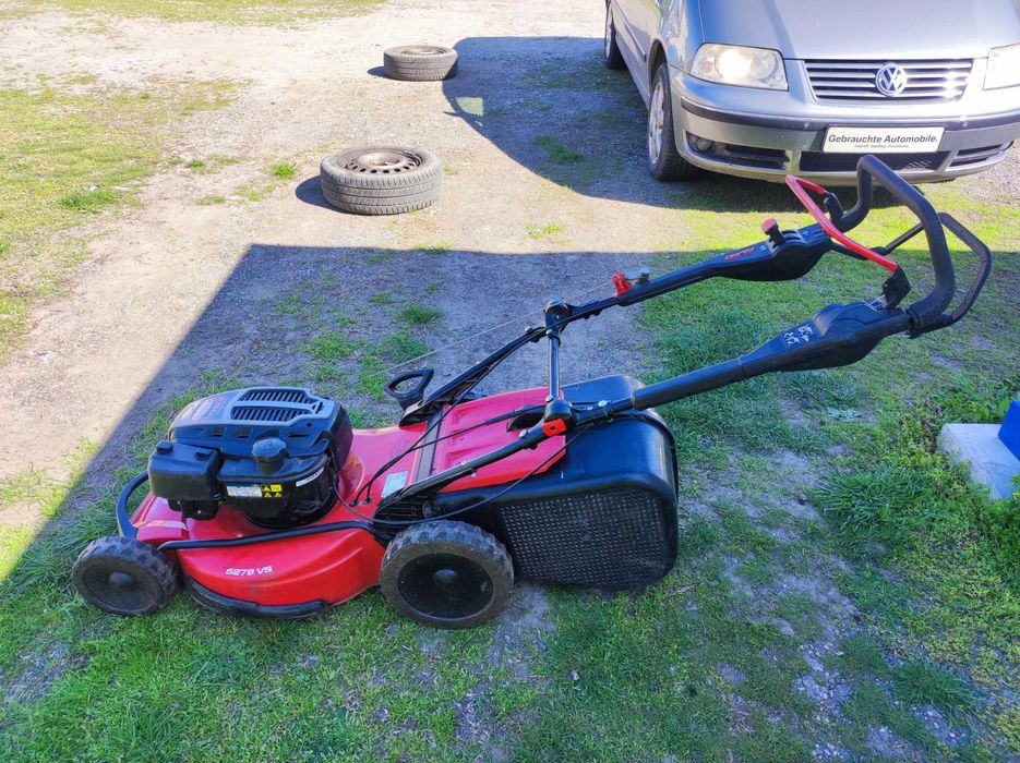 Бензинова самоходна косачка Alko 2018г Briggs&Stratton 875series 190cm 4,5кс 4t 50см 42кг с кош