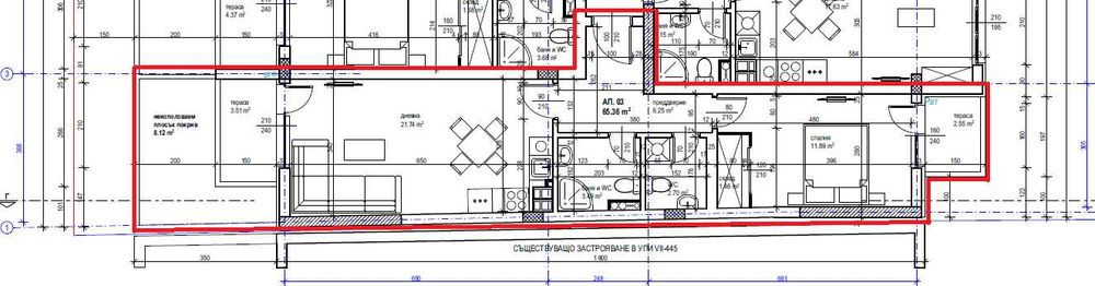 Продава се Двустаен апартамент в София, Център - 76 кв.м за 2350 €/кв.м - Снимка #2