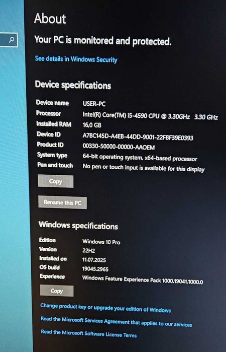 Monitor 24" U2414 DELL + Sistem PC Office Optiplex 3020 i5 16Gb 240SSD