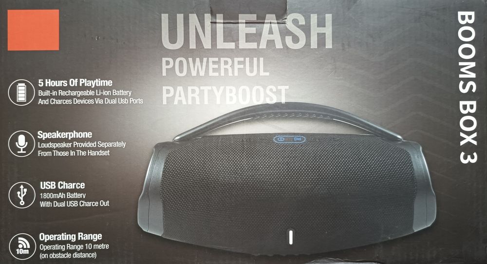 BOOMS BOX 3 Wireless UNLEASH Powerful Partyboost Camouflage