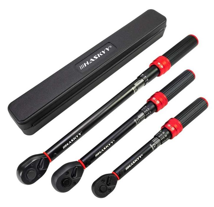 Комплект динамометрични ключове 5-25 Nm / 10-60 Nm / 40-220 Nm