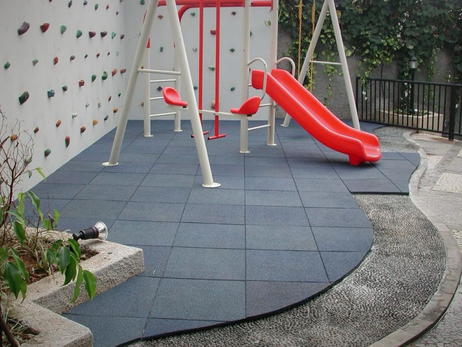 Резиновая плитка для площадок , покритые для спортивных площадок